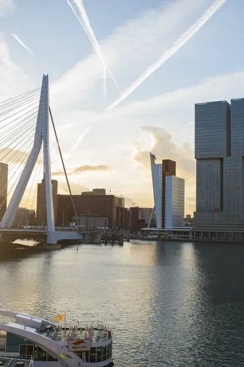 Rotterdam achtergrond afbeelding